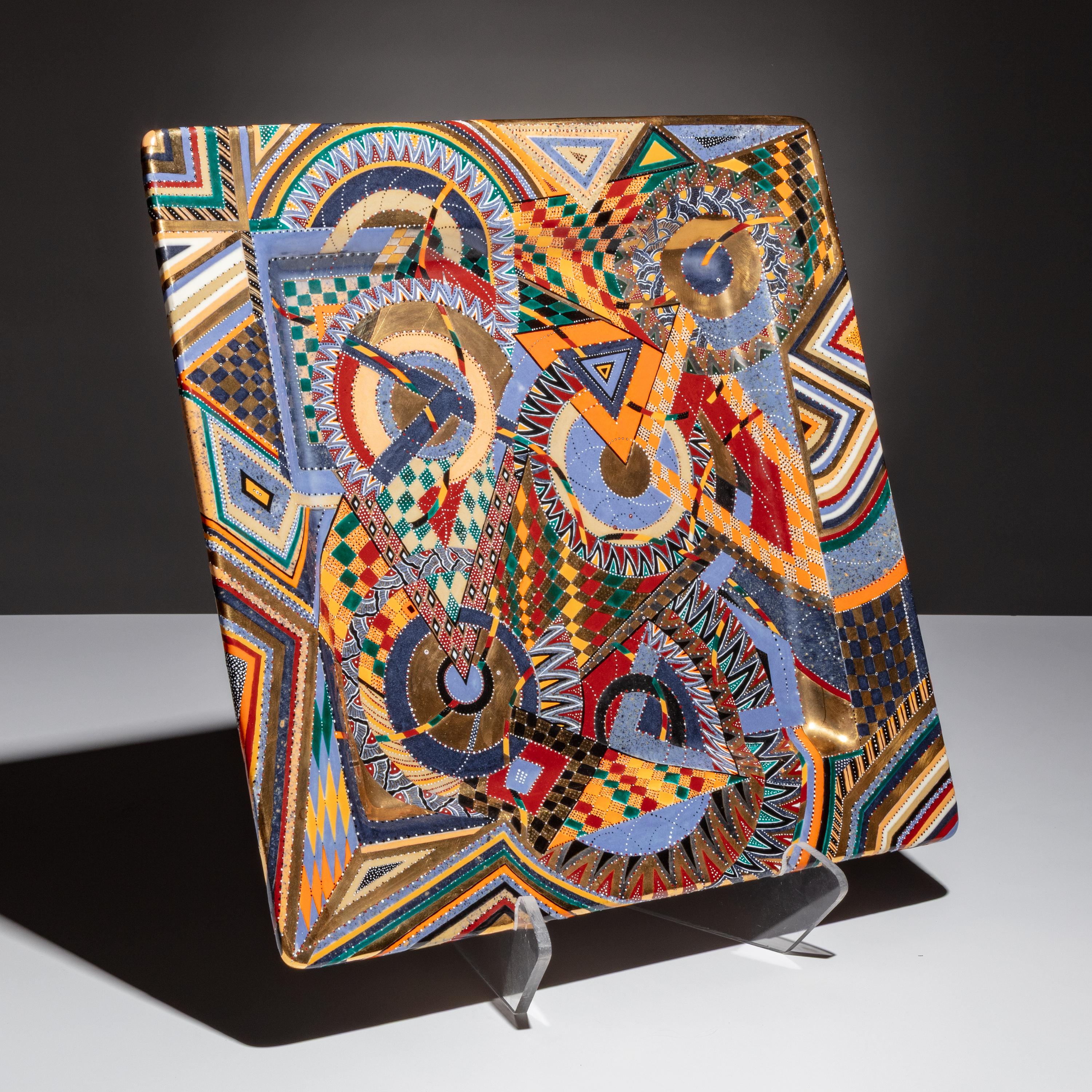 Ralph Bacerra (American, 1938–2008) — Ceramic Charger, 2004