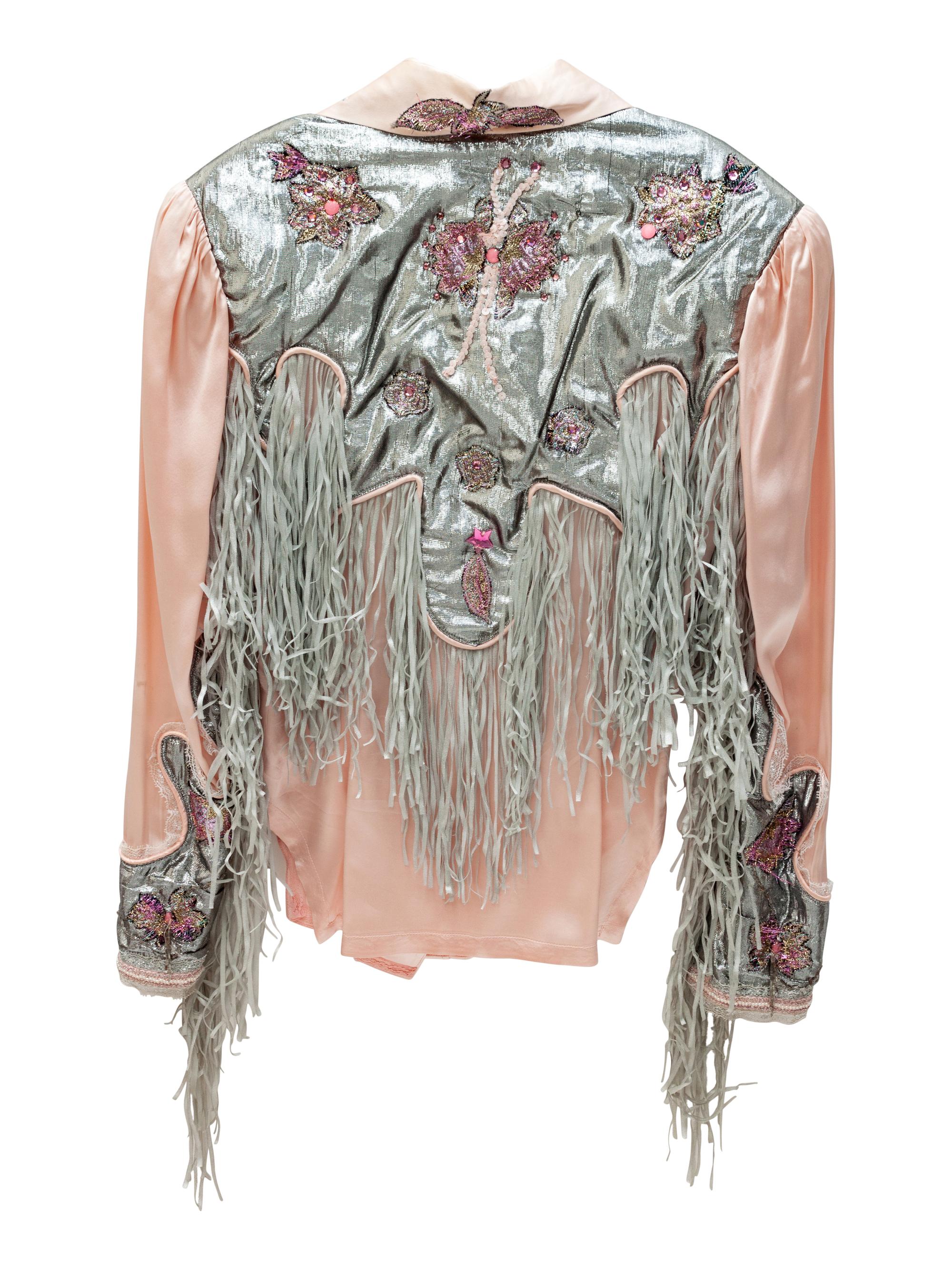 Three Lace and Lame-Fringe Women's Rodeo Shirts