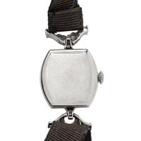 TIFFANY & CO., ART DECO, PLATINUM AND DIAMOND WATCH