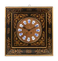 A French Marquetry Wall Clock