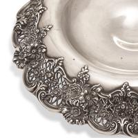 An American Pierced Sterling Silver Cake Stand