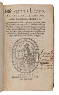 LEO AFRICANUS, Johannes (ca 1494-ca 1554?). De totius Africae descriptione. Antwerp: Johannes de Laet, 1556.