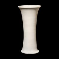 A Chinese Blanc-de-Chine Porcelain Beaker Vase, Huagu, 17th Century 明末清初 德化白瓷花觚