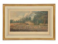 A Fiatooka, or Moral in Tongataboo; The Natchez, a Ceremony in Honor of the King's Son, in Toongataboo; and A View of Aanamooka (three works)