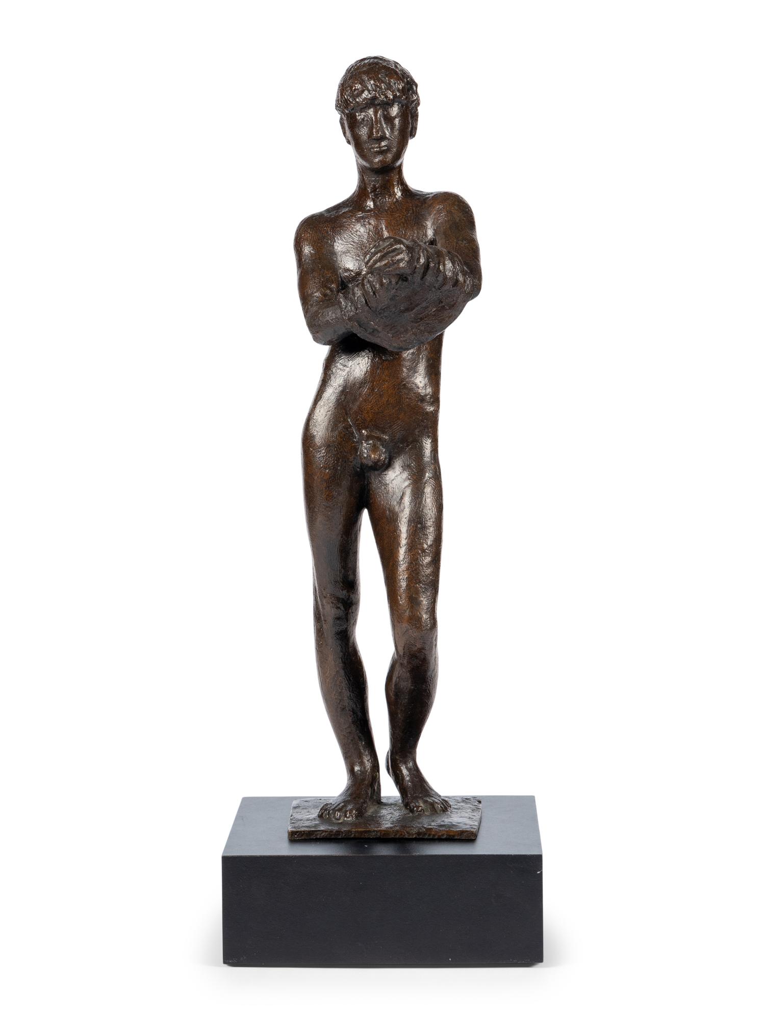 Hemdauszieher (Standing Nude Man Undressing) , conceived in 1944
