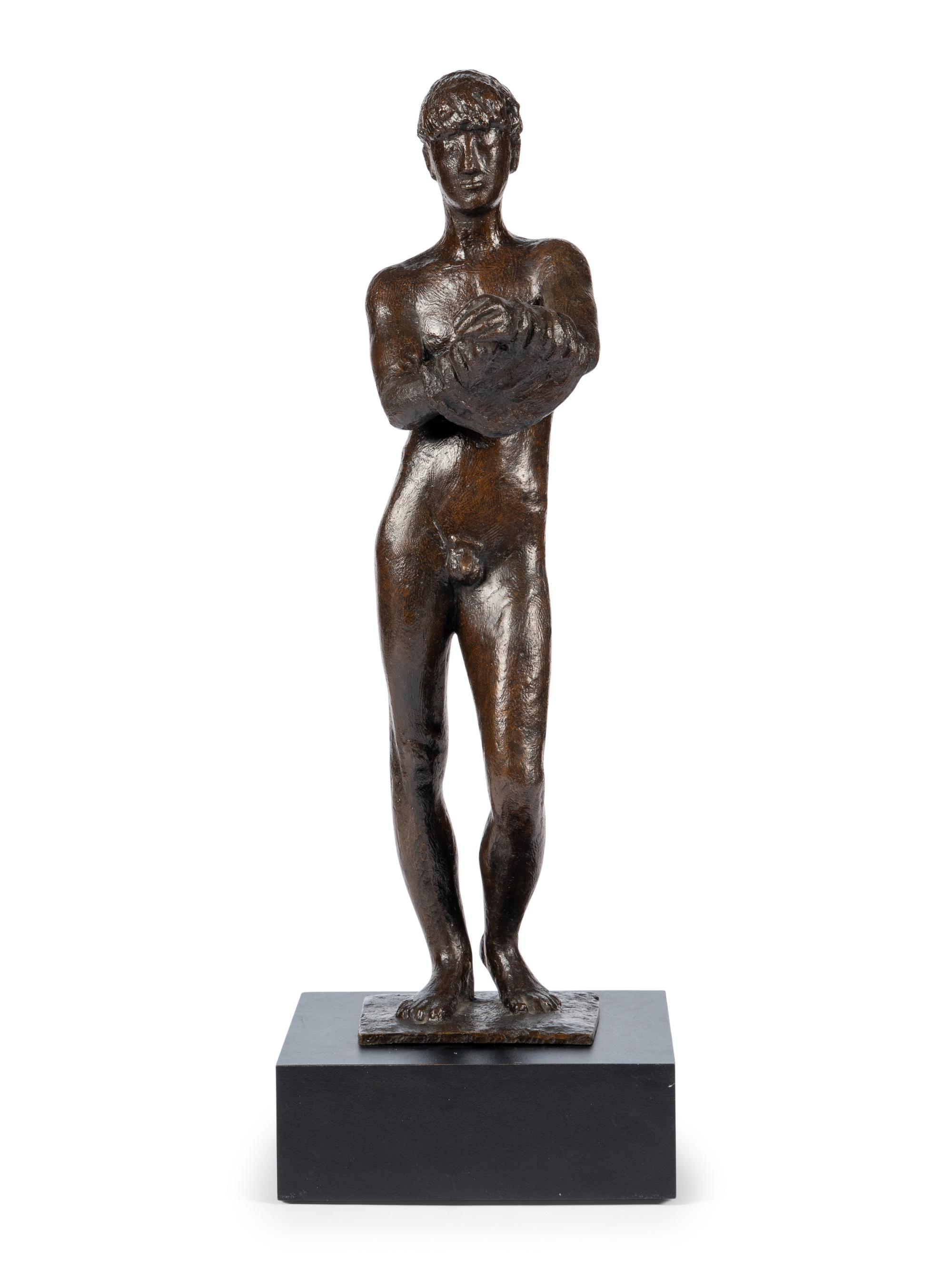 Hemdauszieher (Standing Nude Man Undressing) , conceived in 1944
