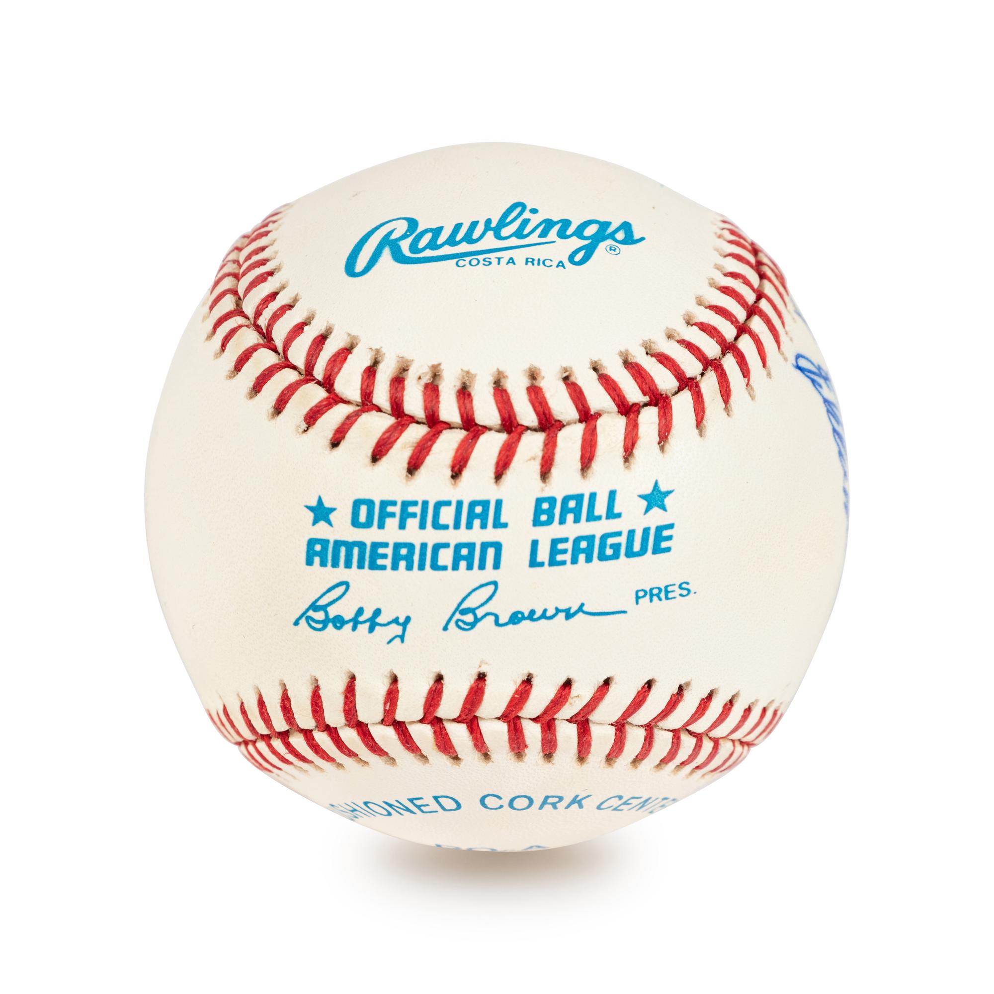 A 500 Home Run Club Signed Autograph Baseball Including Hank Aaron and Willie Mays (Six Signatures, Beckett Authentication Services BAS Certified),