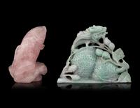 Two Chinese Hardstone Carvings