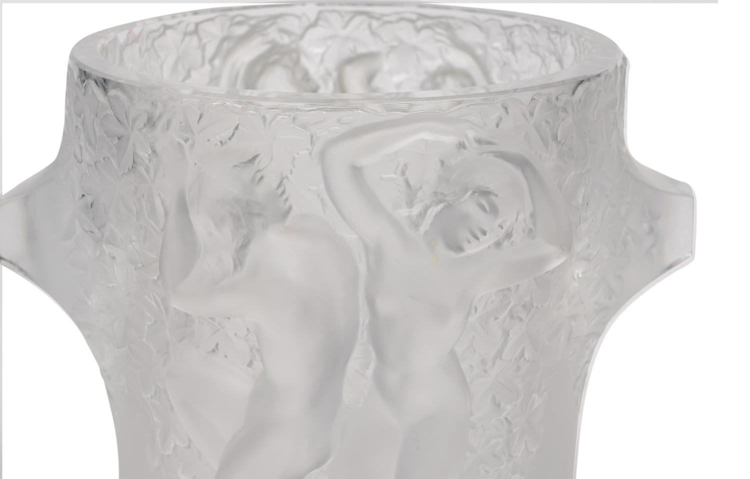 A Lalique Ganymede Wine Cooler