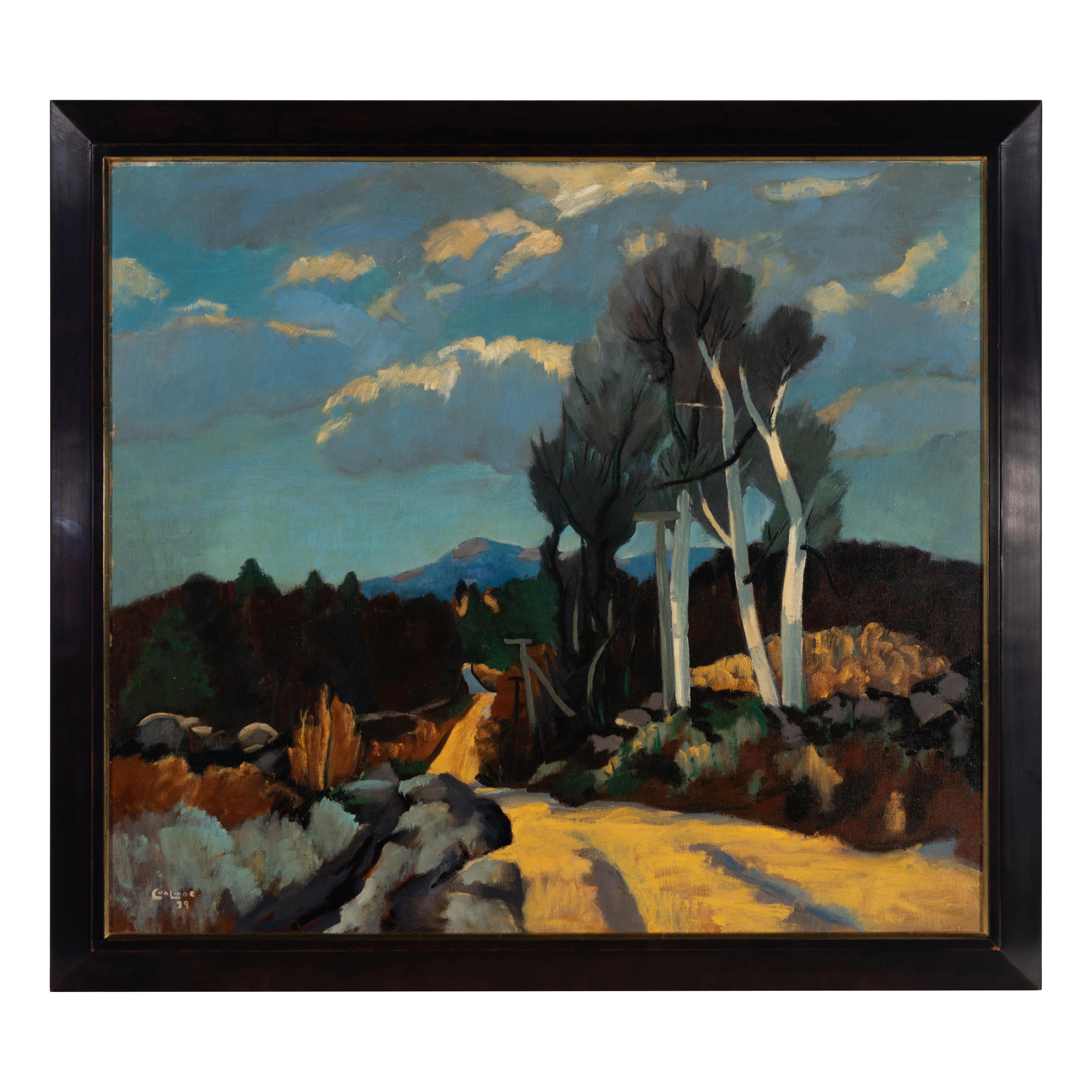 Mountfort Coolidge (American, 1888-1954) — Road to the Mountain , 1939