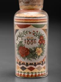An Andrew Clemens (American, 1857-1894) Eagle Sand Bottle