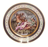 A Royal Vienna Cabinet Plate Diameter 9 5/8 inches.