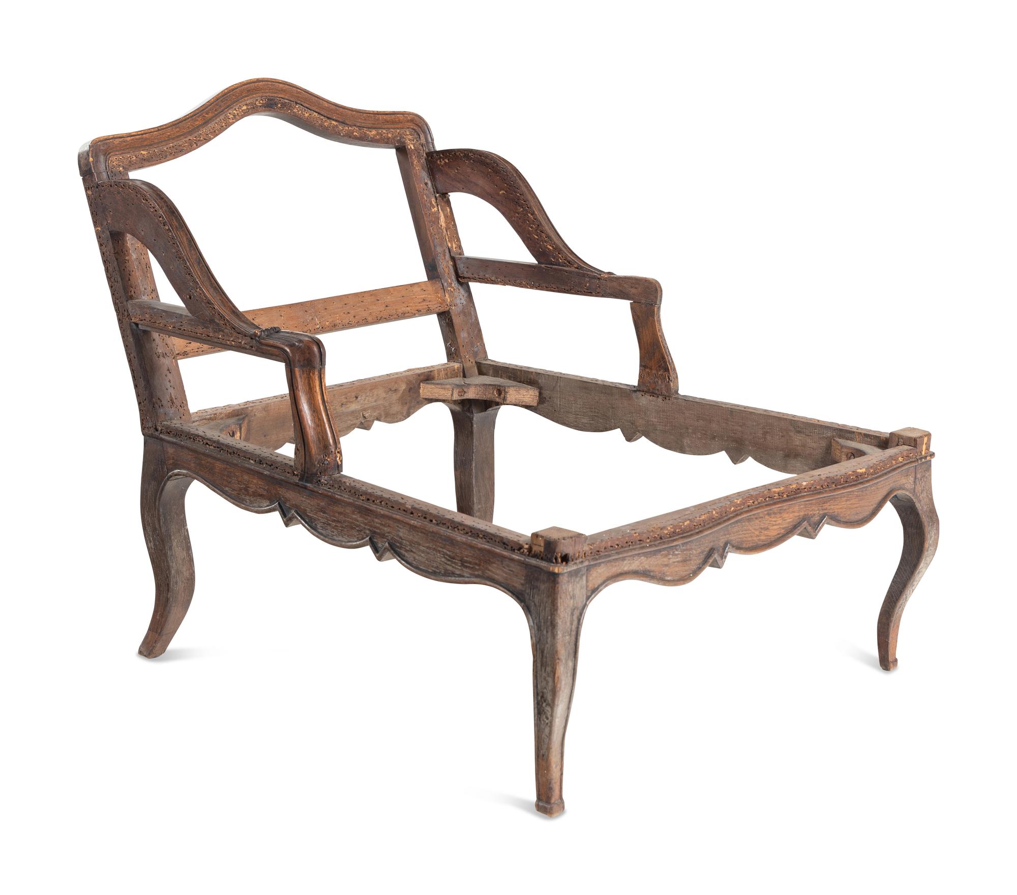 A Louis XV Walnut Duchesse Brisée