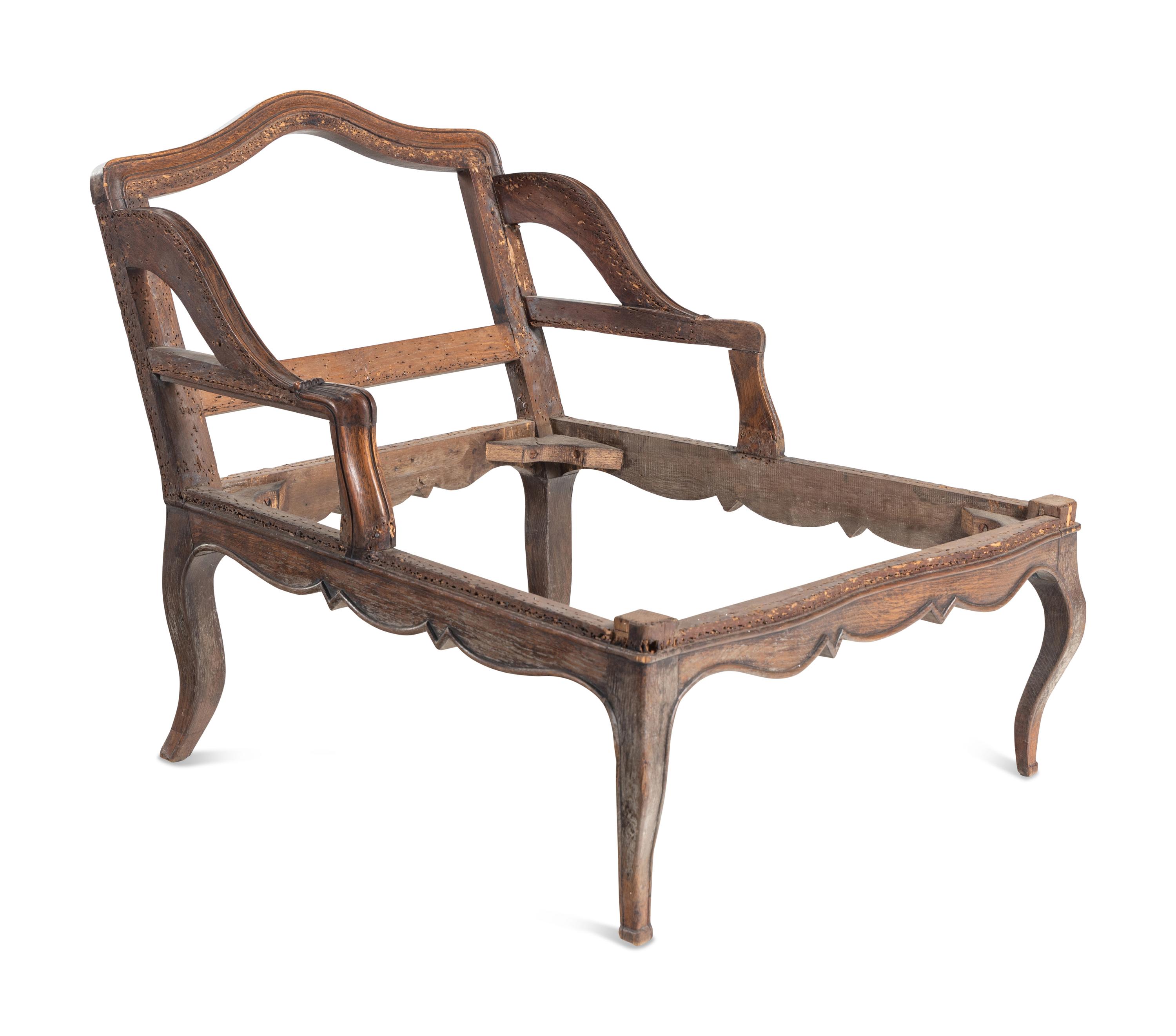 A Louis XV Walnut Duchesse Brisée