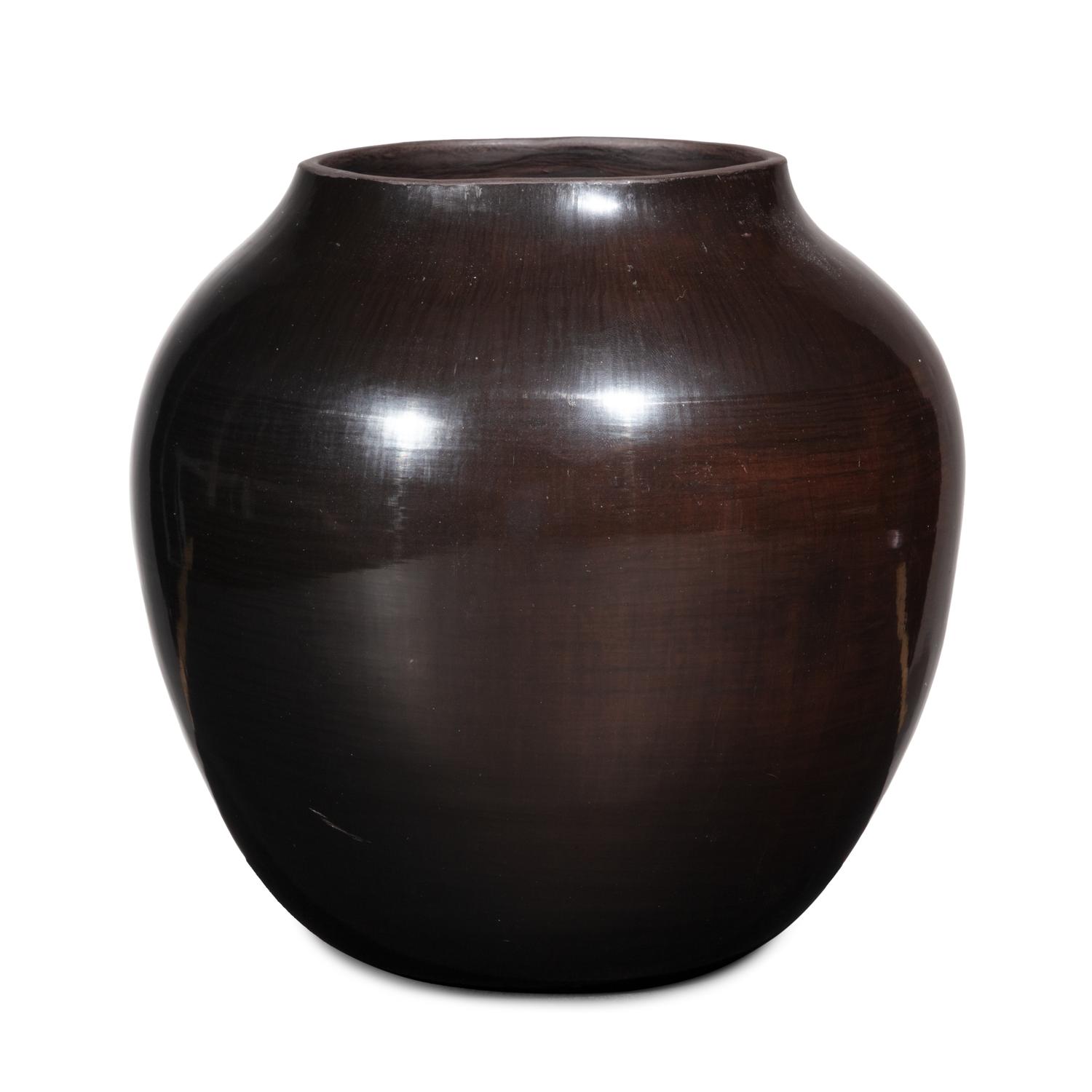 Blackware Pottery Jar, with Thunderbird