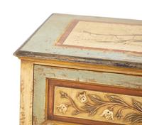 A Louis XVI Style Painted Pine Two Drawer Commode