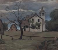Alexander Tillotson, (Wisconsin, 1897-1966) , Country Church