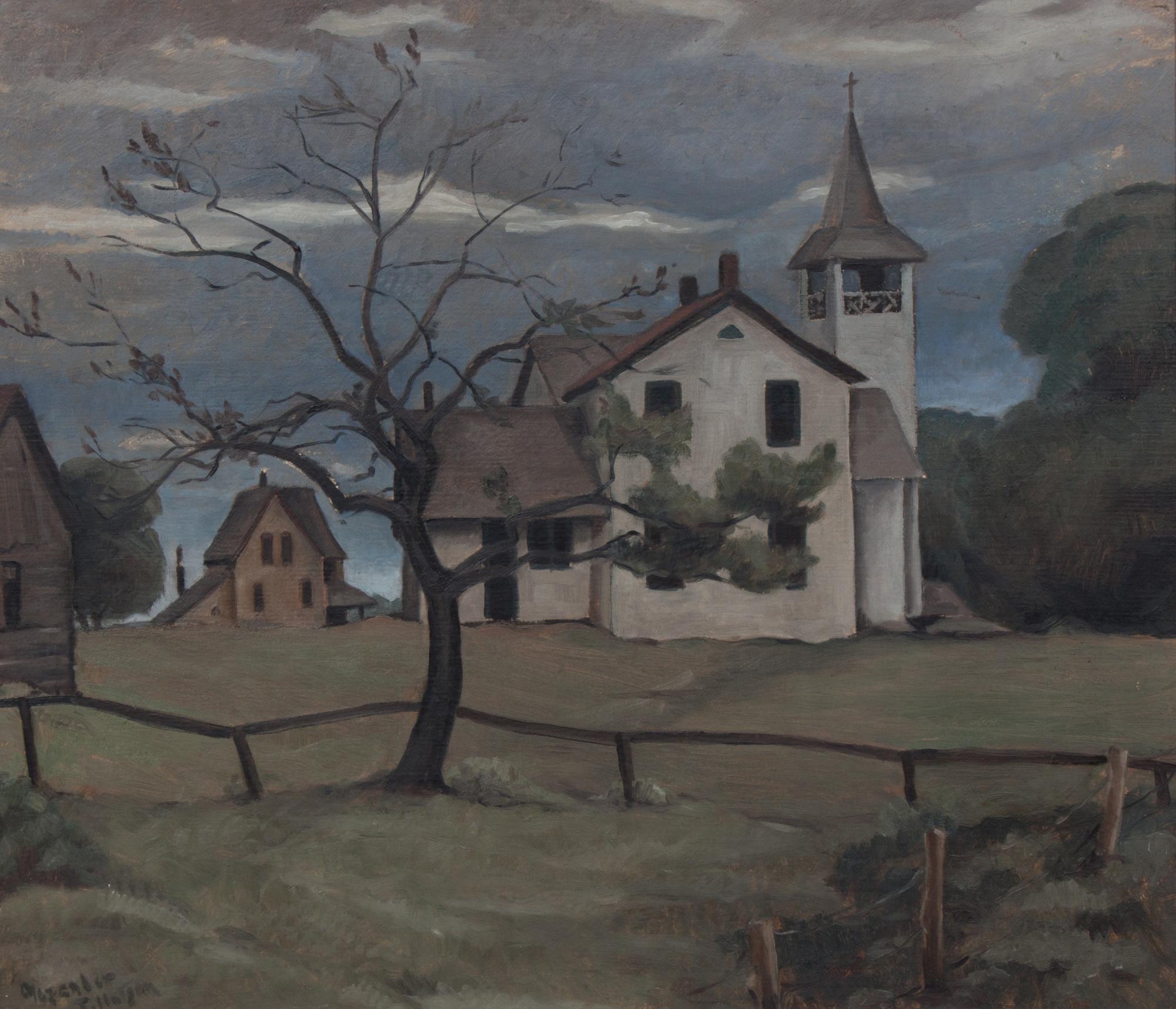 Alexander Tillotson, (Wisconsin, 1897-1966) , Country Church