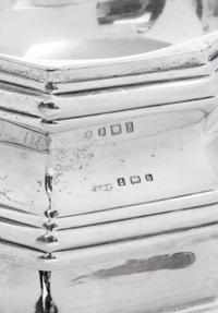 A Set of Four George I Britannia Silver Trencher Salts