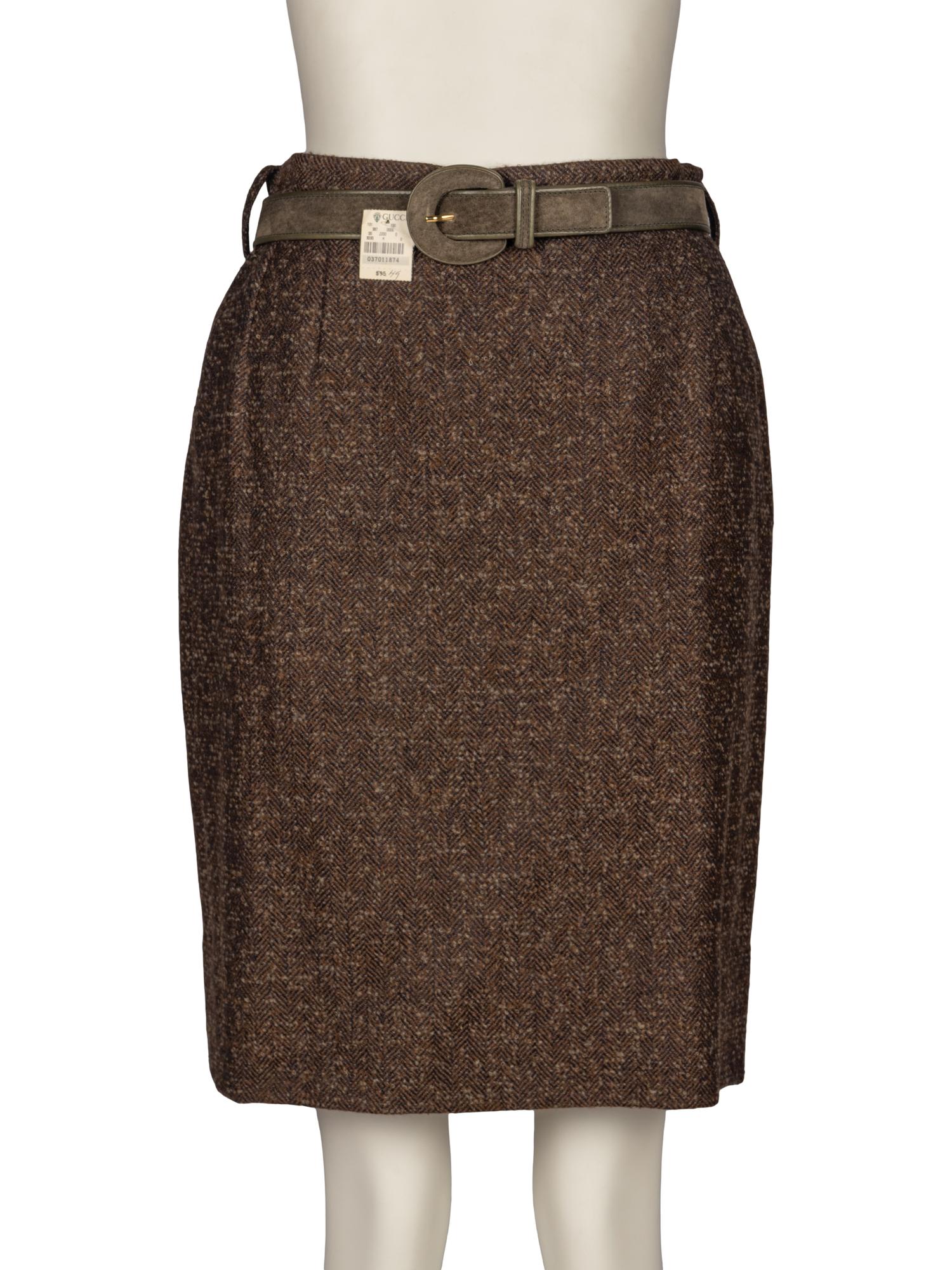 Two Gucci Ensembles with One Suede Belt