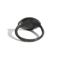 A Greek Bronze Finger Ring with a Nymph Sowing Seeds