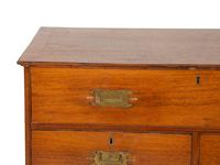An Anglo-Colonial Hardwood Campaign Style Chest