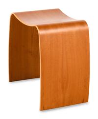 Three M Taburet Bent Plywood Stools, c. 1960 Denmark