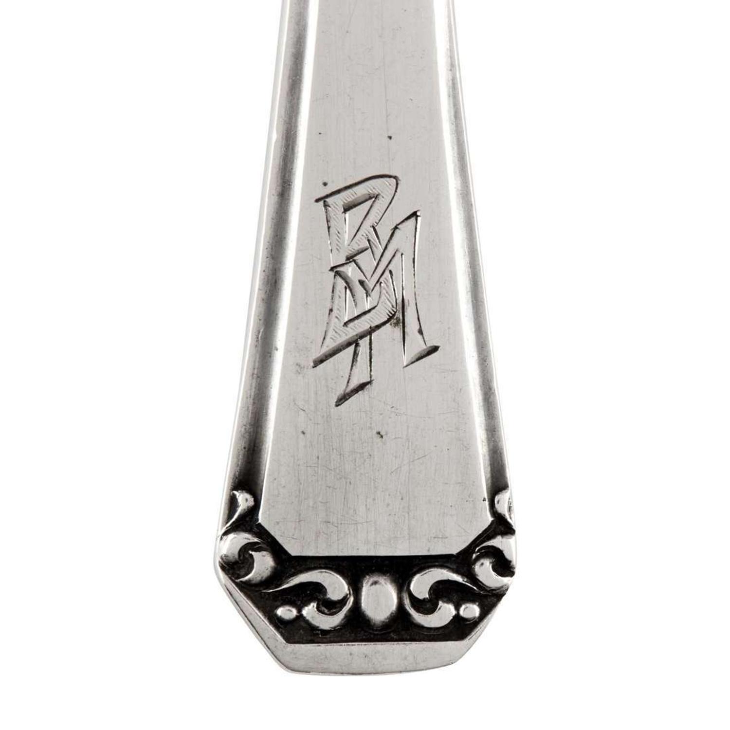 An Extensive Continental Silver Flatware Service Klaipeda, Lithuania, 20th century