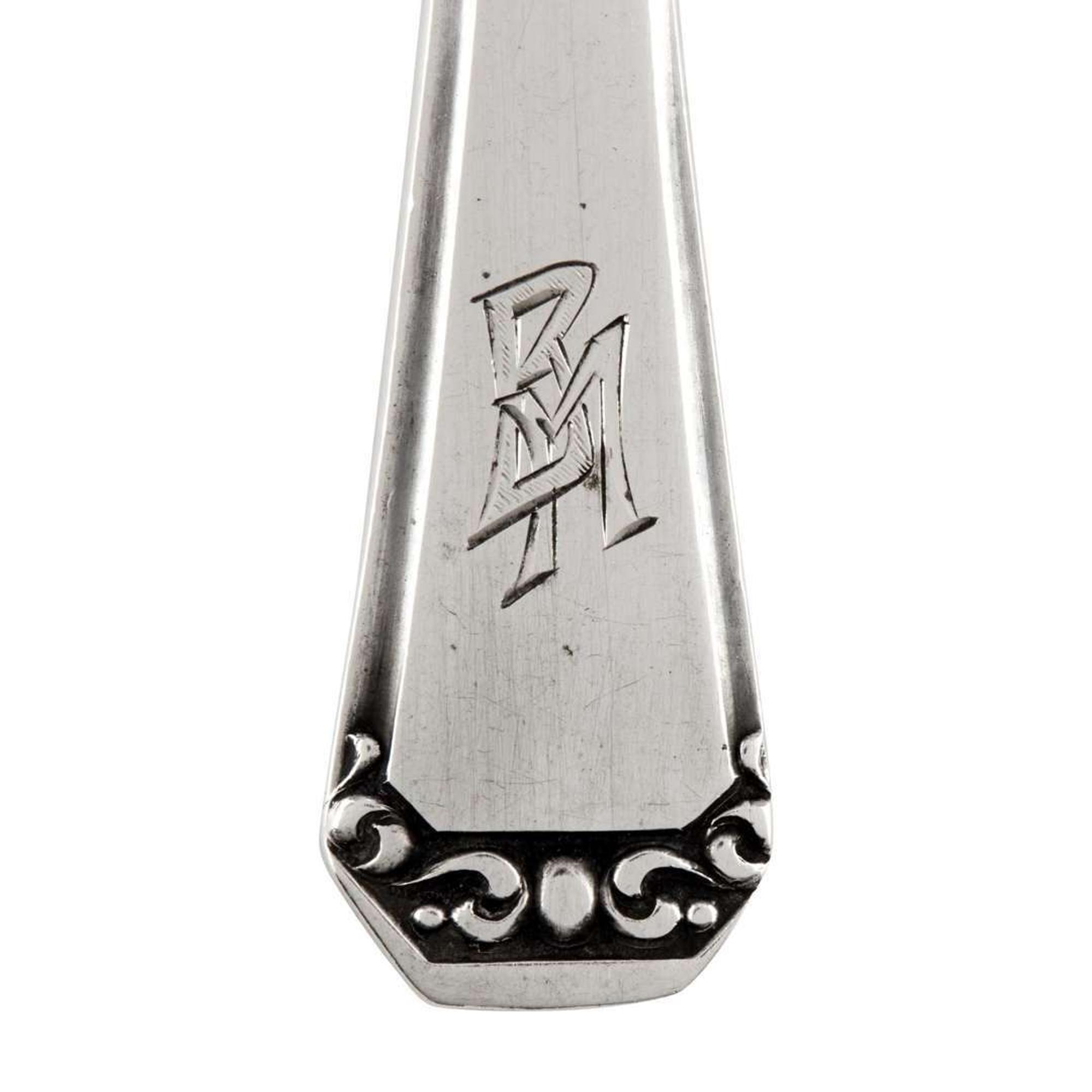 An Extensive Continental Silver Flatware Service Klaipeda, Lithuania, 20th century