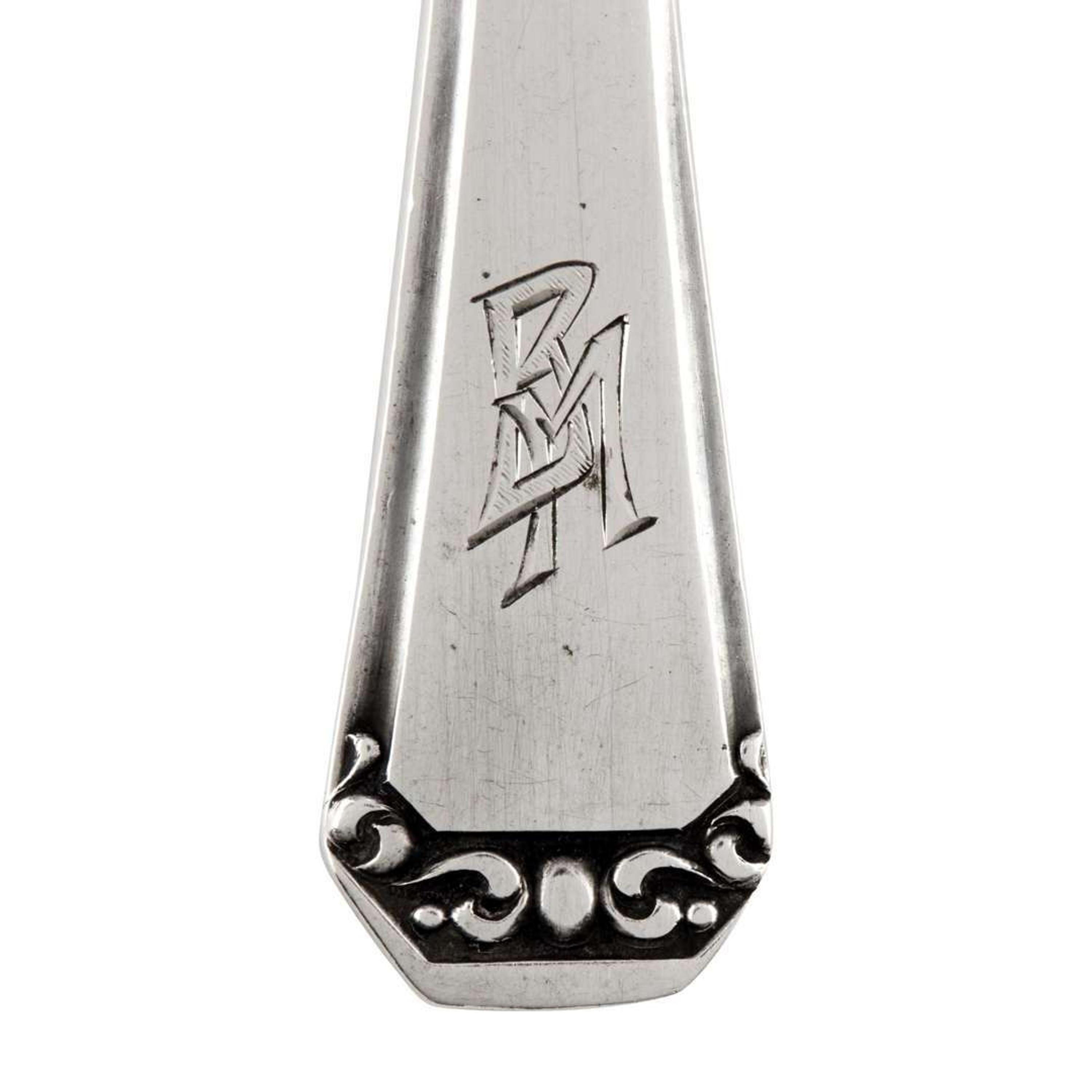 An Extensive Continental Silver Flatware Service Klaipeda, Lithuania, 20th century