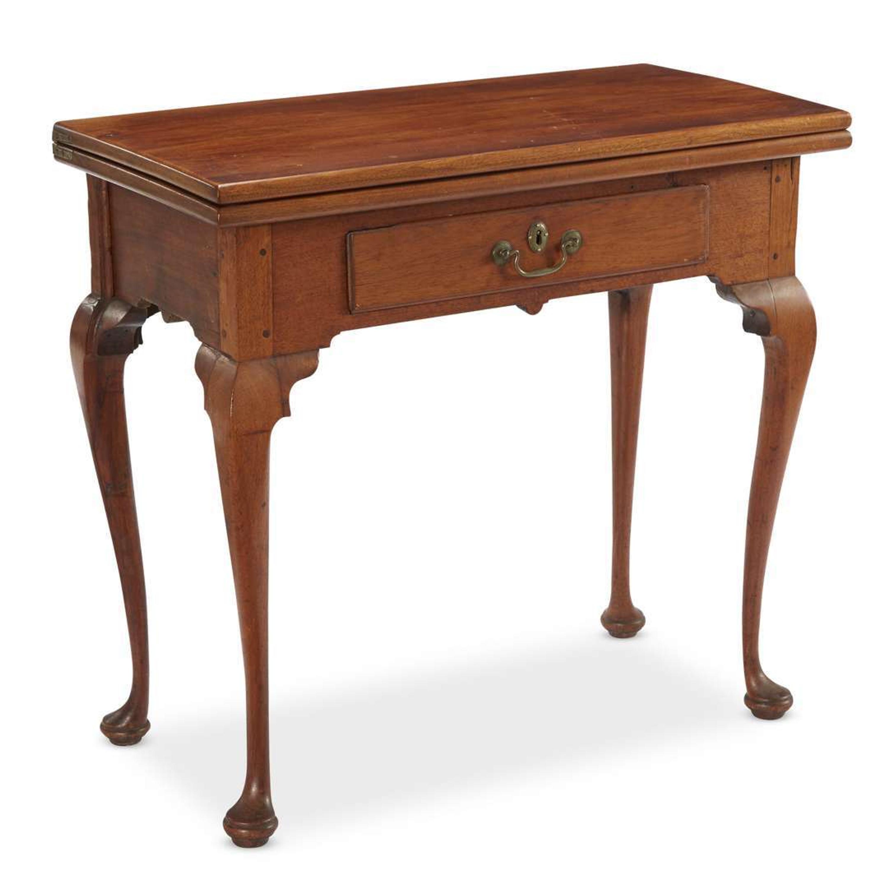 Queen Anne walnut card table Philadelphia, PA, circa 1770
