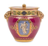 A Sèvres Porcelain Covered Jar in the Empire Taste