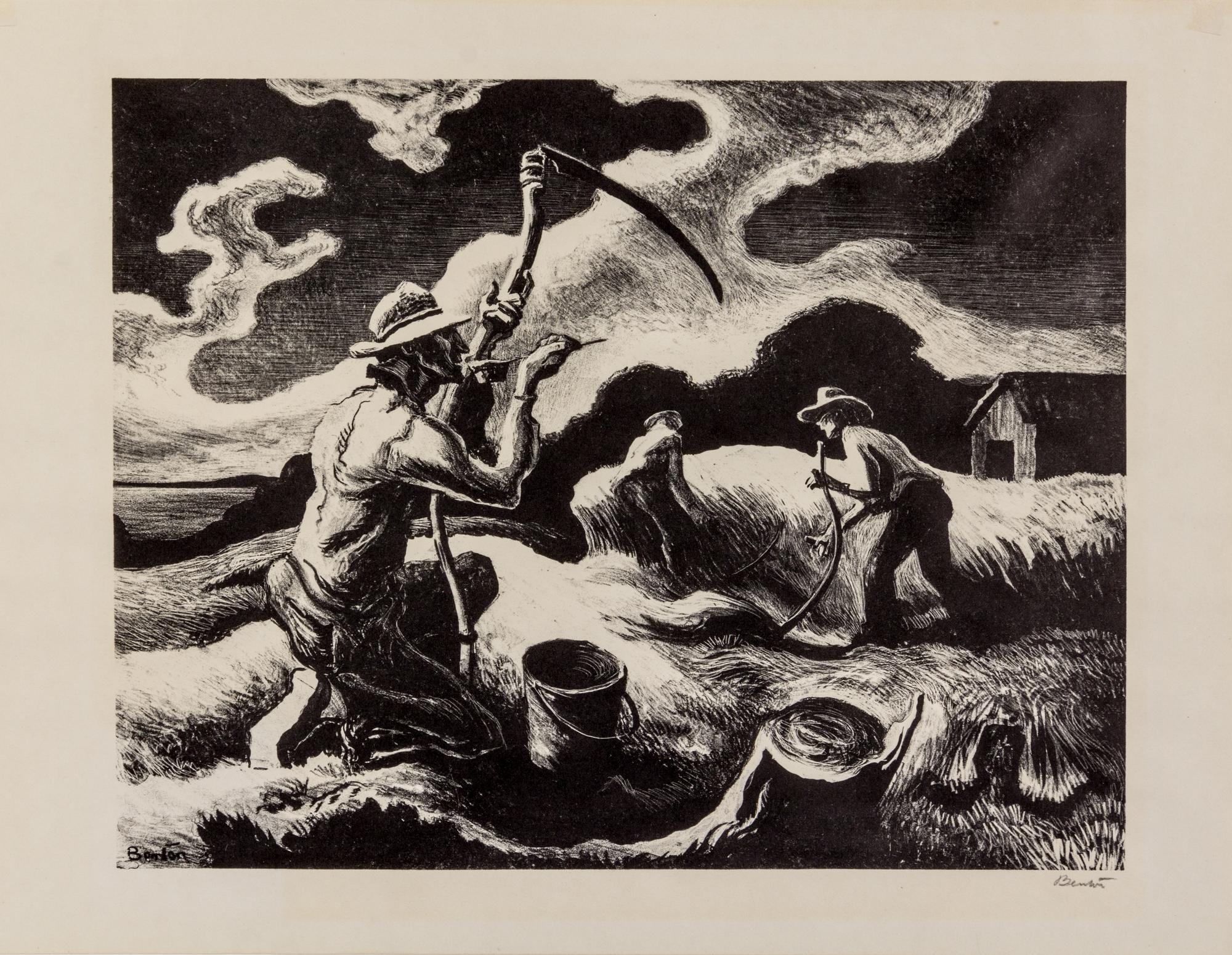 Thomas Hart Benton, (American, 1889–1975), Island Hay, 1946