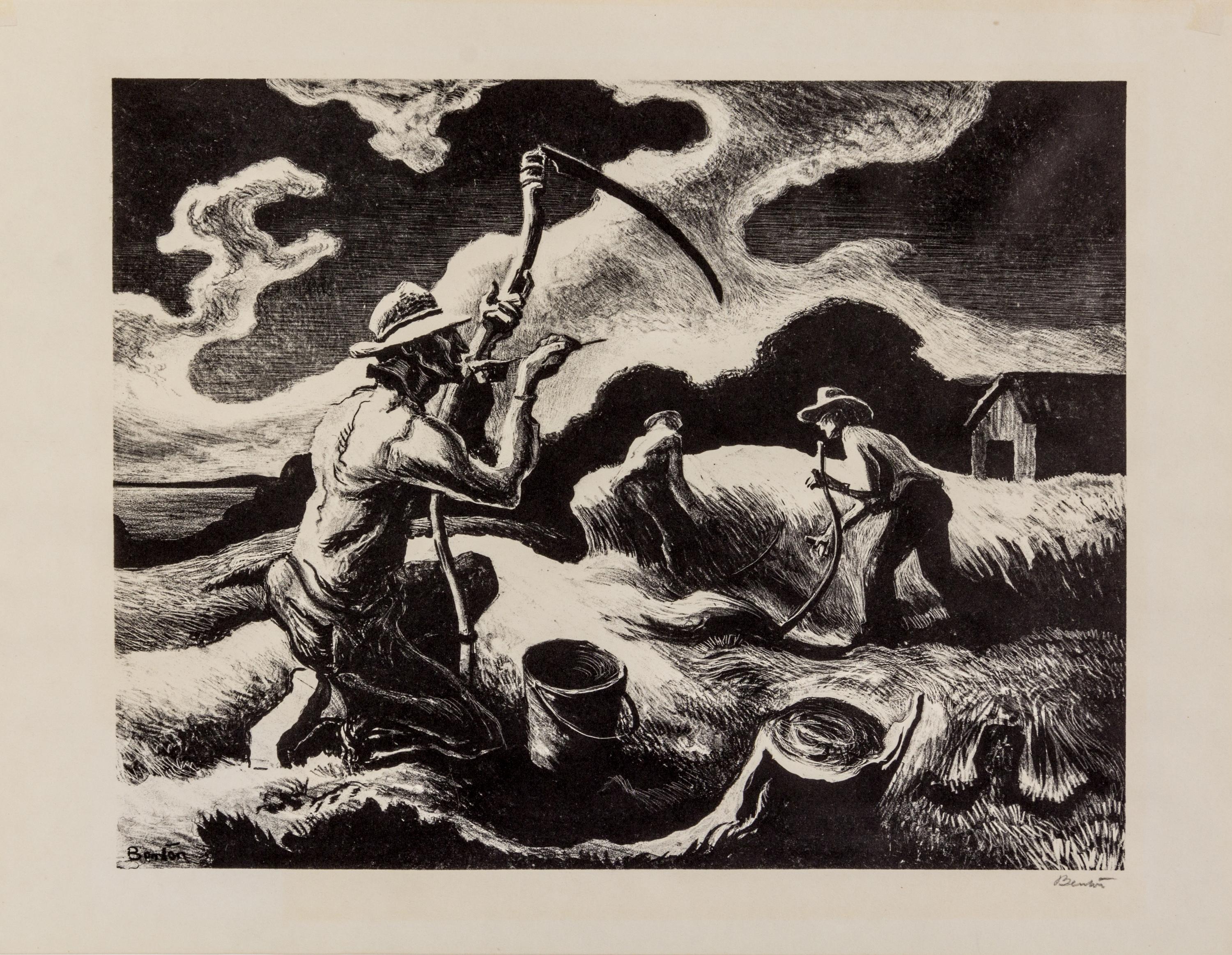 Thomas Hart Benton, (American, 1889–1975), Island Hay, 1946