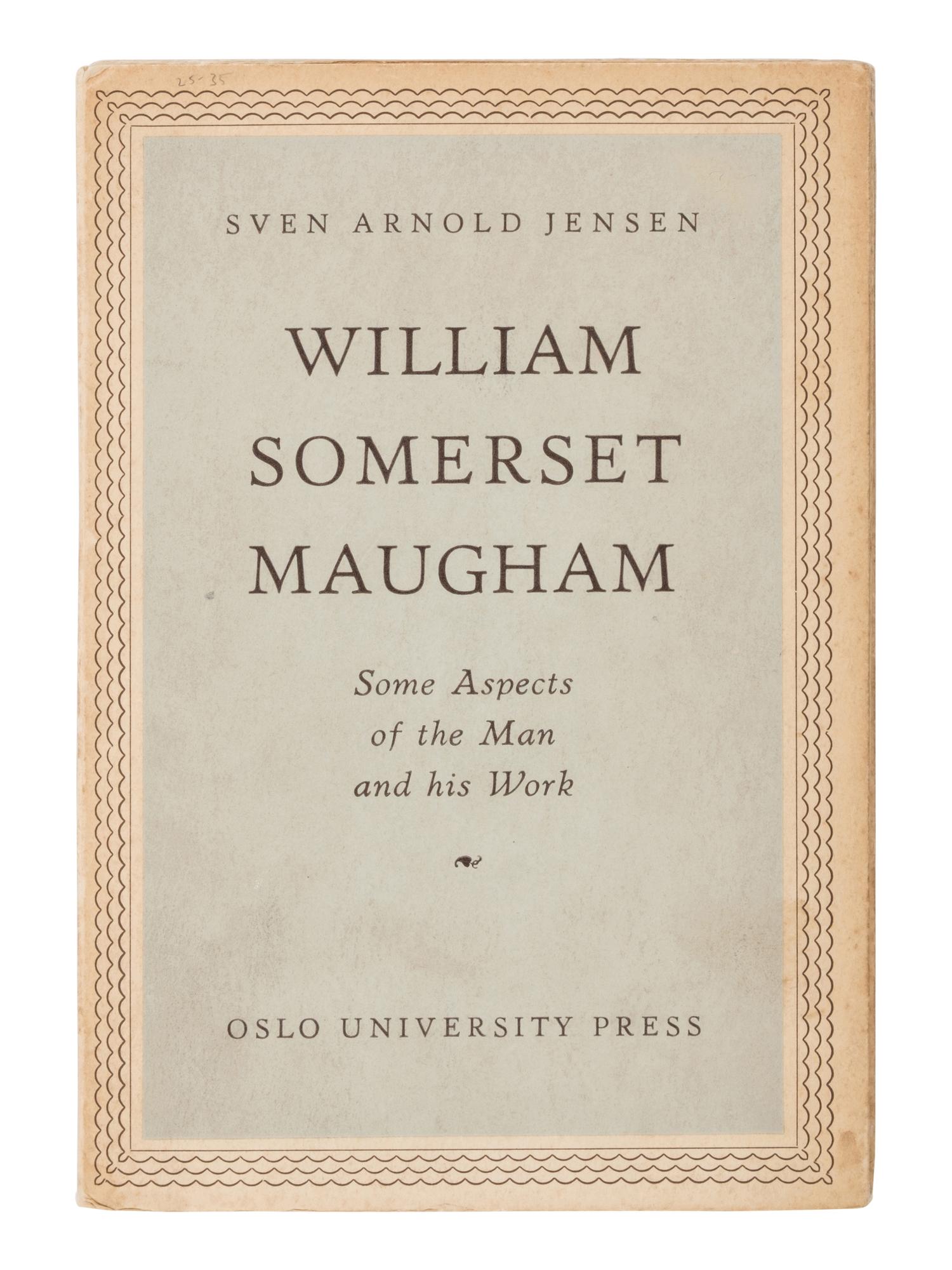 [Literature] [Maugham, W. Somerset]. Large Archive of Related Works