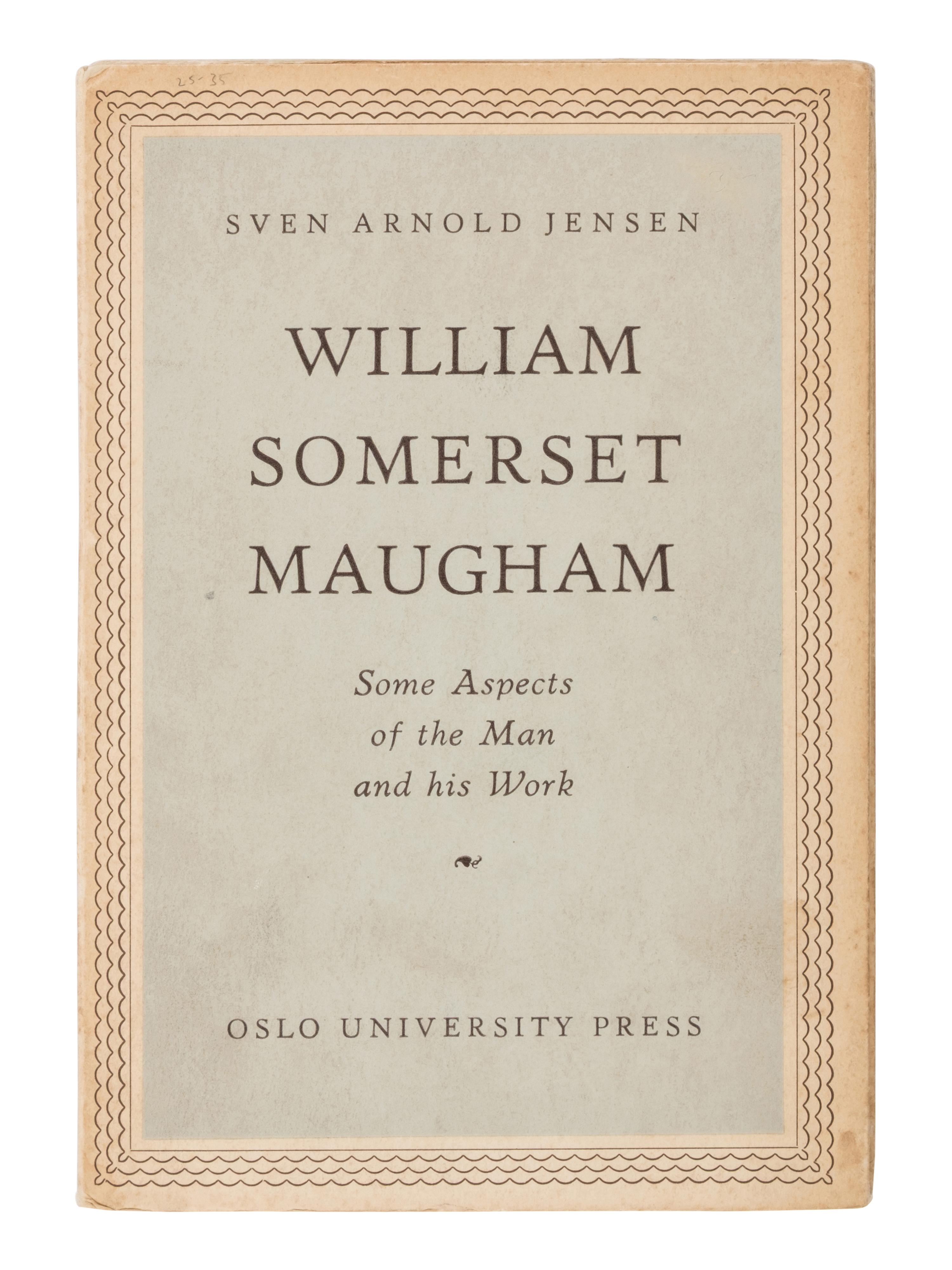 [Literature] [Maugham, W. Somerset]. Large Archive of Related Works