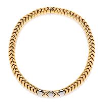 An 18 Karat Bicolor Gold Necklace, Moda Italia, 68.20 dwts.