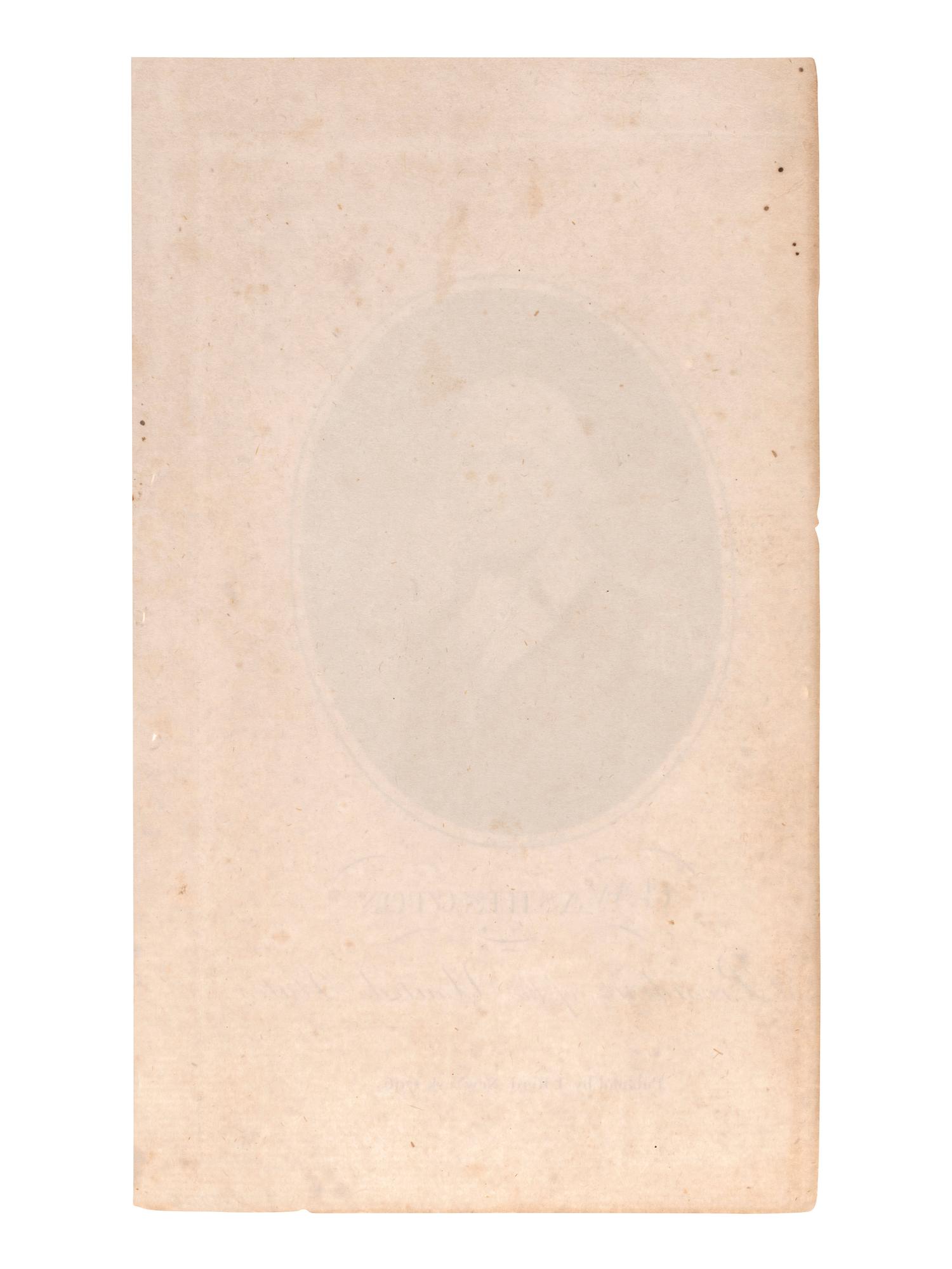 [WASHINGTON, George (1732-1799)]. ROLLINSON, William (ca 1762-1842), artist. -- after Walter Robertson (ca 1750-1802). -- REID, I., publisher. G. Washington President of the United States.