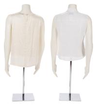 Six Designer Tops: Three Chanel, One Rena Lange, One Valentino, One Derek Lam, ca.2002-2009