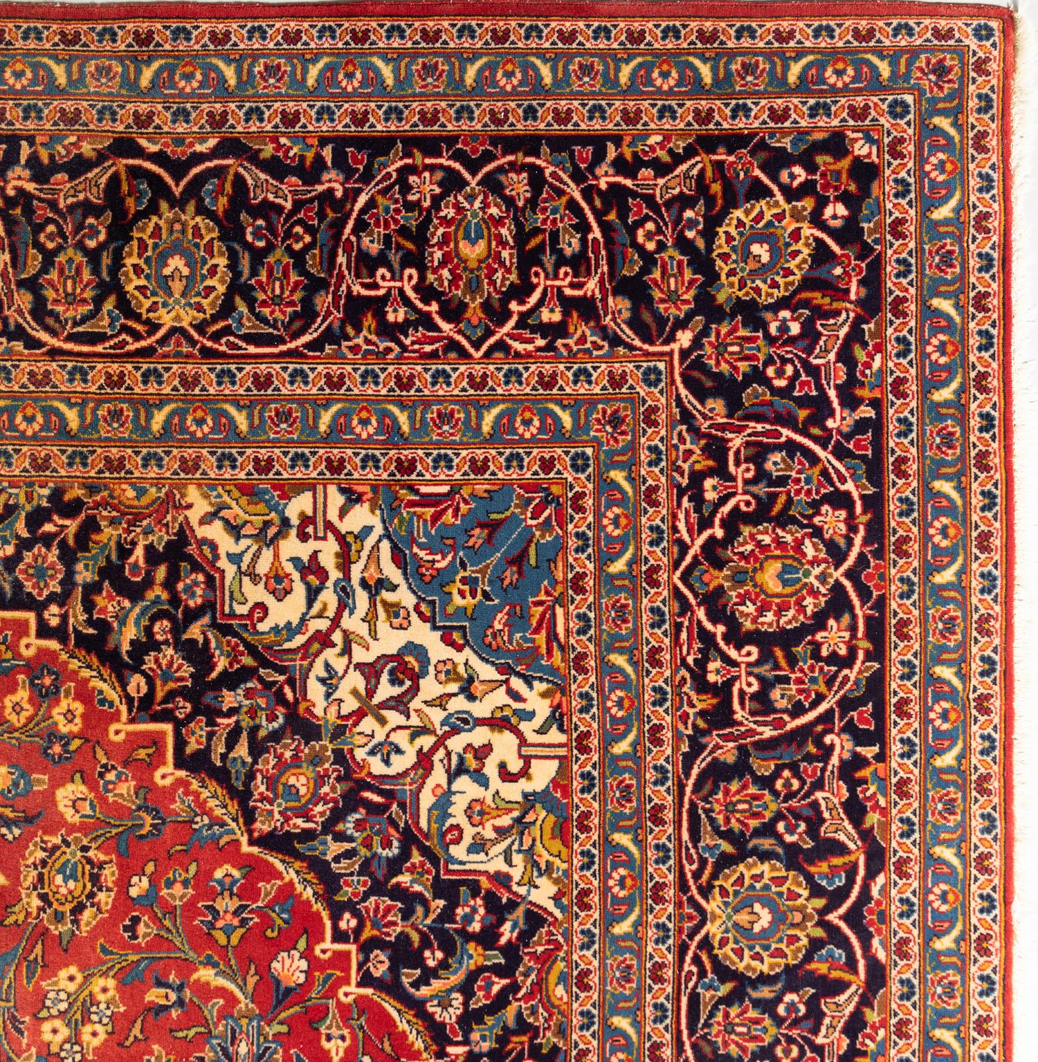 A Kashan Wool Rug