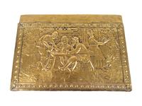 An English Chased Brass Box
