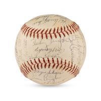 A 1964 Chicago Cubs Team Signed Autograph Baseball