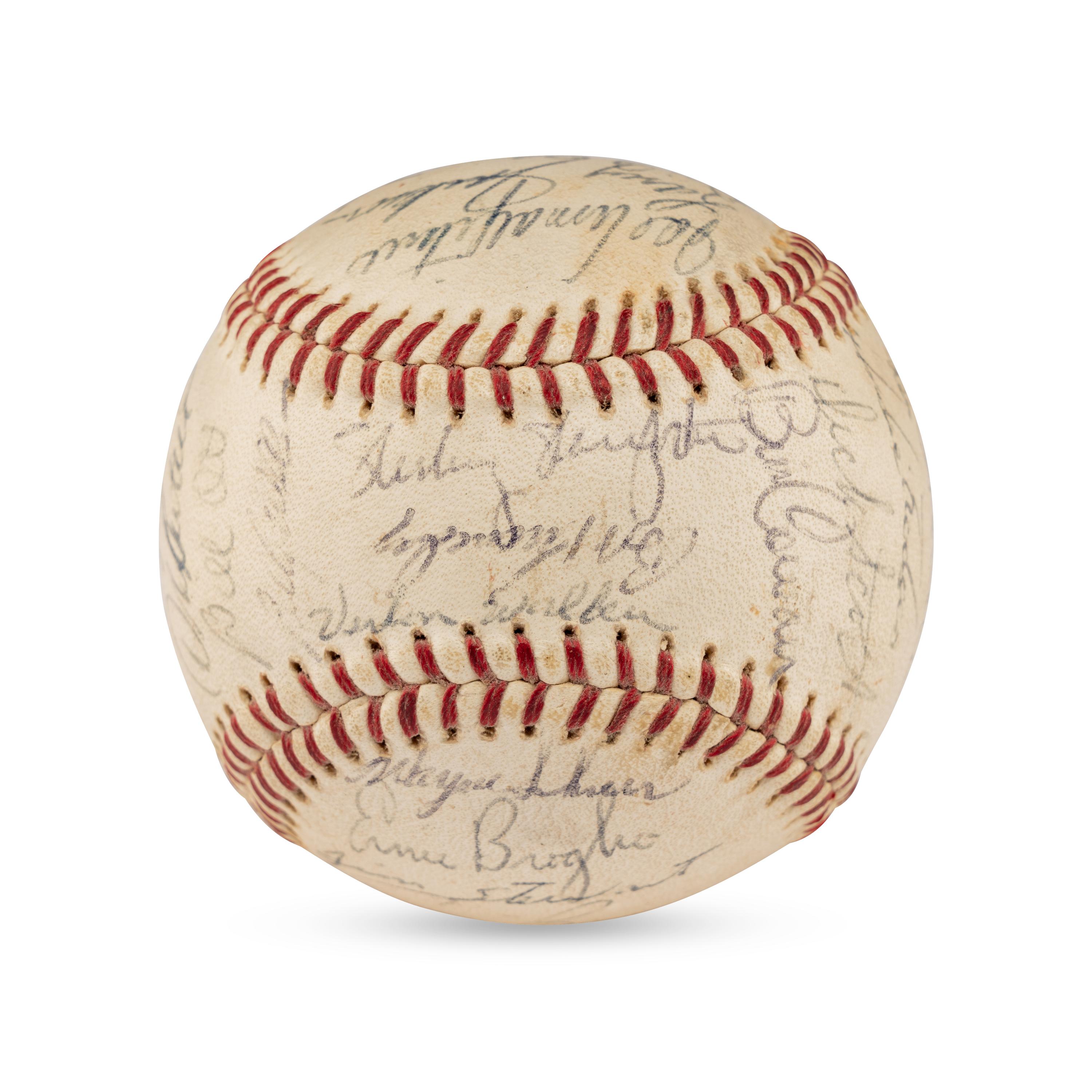 A 1964 Chicago Cubs Team Signed Autograph Baseball