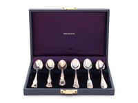 An American Silver Demitasse Spoon Sampler — Tiffany & Co., New York, NY, Late 20th Century