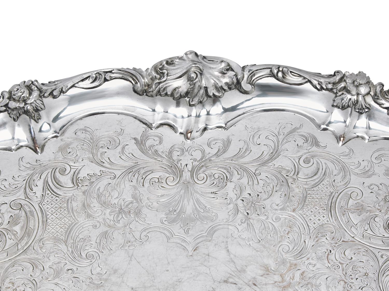 A Silverplated Tray