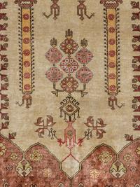 A Turkish Kayseri Silk Prayer Rug