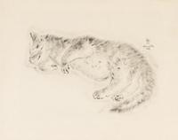 FOUJITA, TSUGOUHARA. 20 etchings from A Book of Cats. New York, 1930. One signed in pencil.