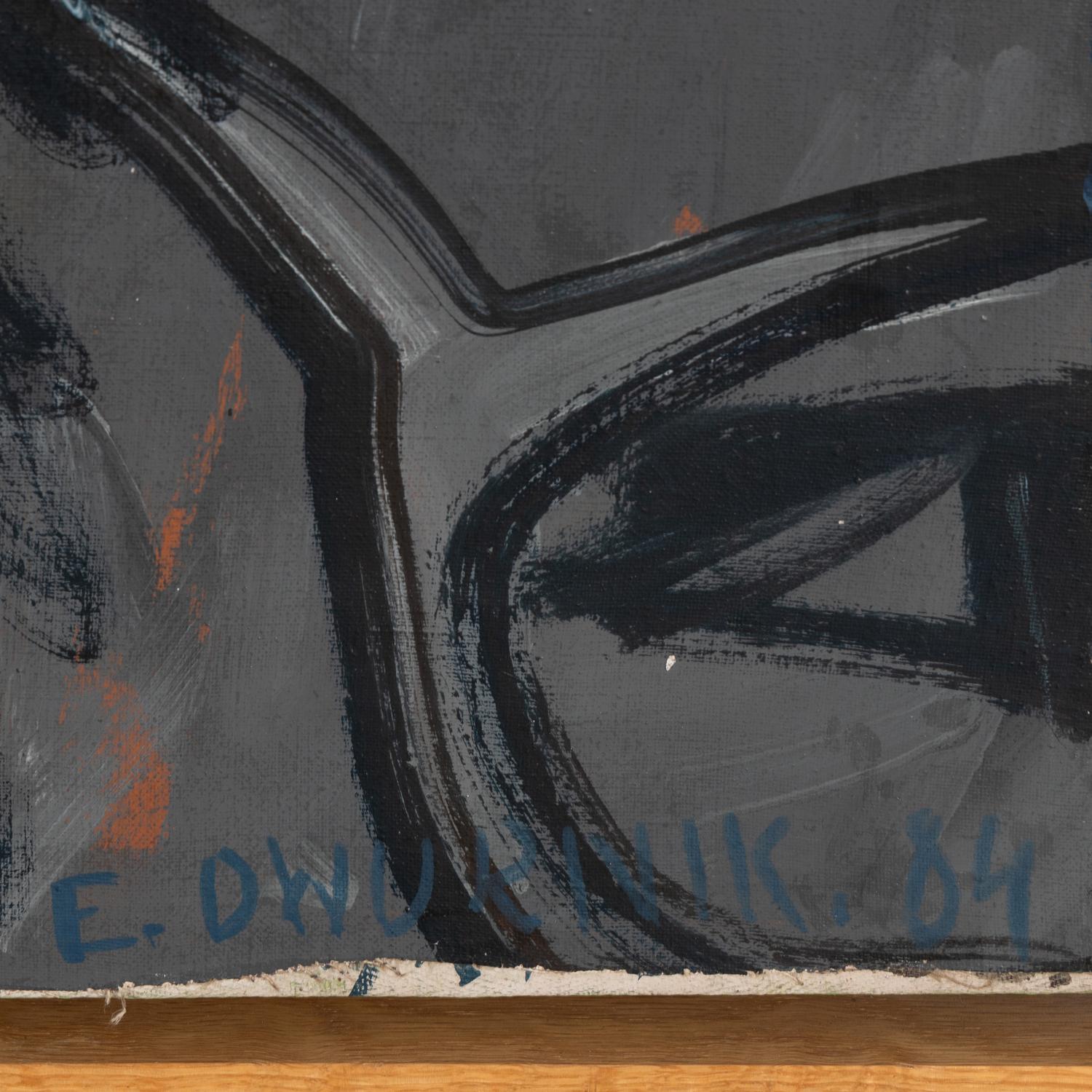 Edward Dwurnik (Polish, 1943-2018) — Wojenne Duszki (War Imps) ( from the Sportowcy series), c. 1973-1984