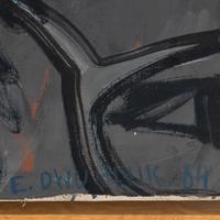 Edward Dwurnik (Polish, 1943-2018) — Wojenne Duszki (War Imps) ( from the Sportowcy series), c. 1973-1984