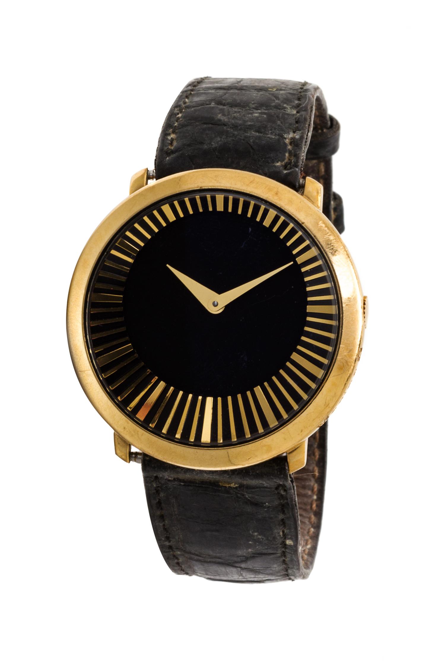 An 18 Karat Yellow Gold Ellixia Wristwatch, Circa 1989, Marina B, 32.60 dwts.